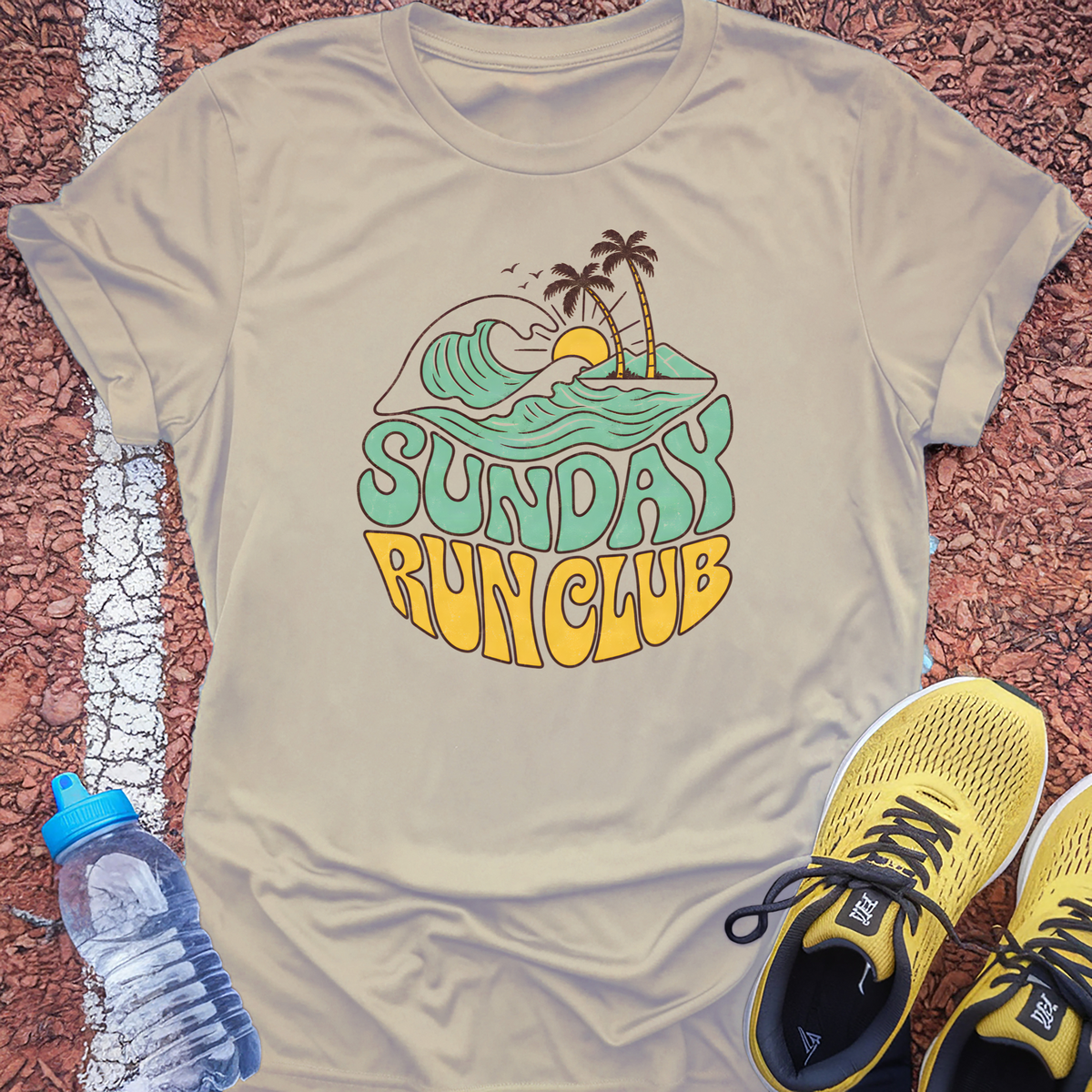 Sunday Run Club T-Shirt - Sand