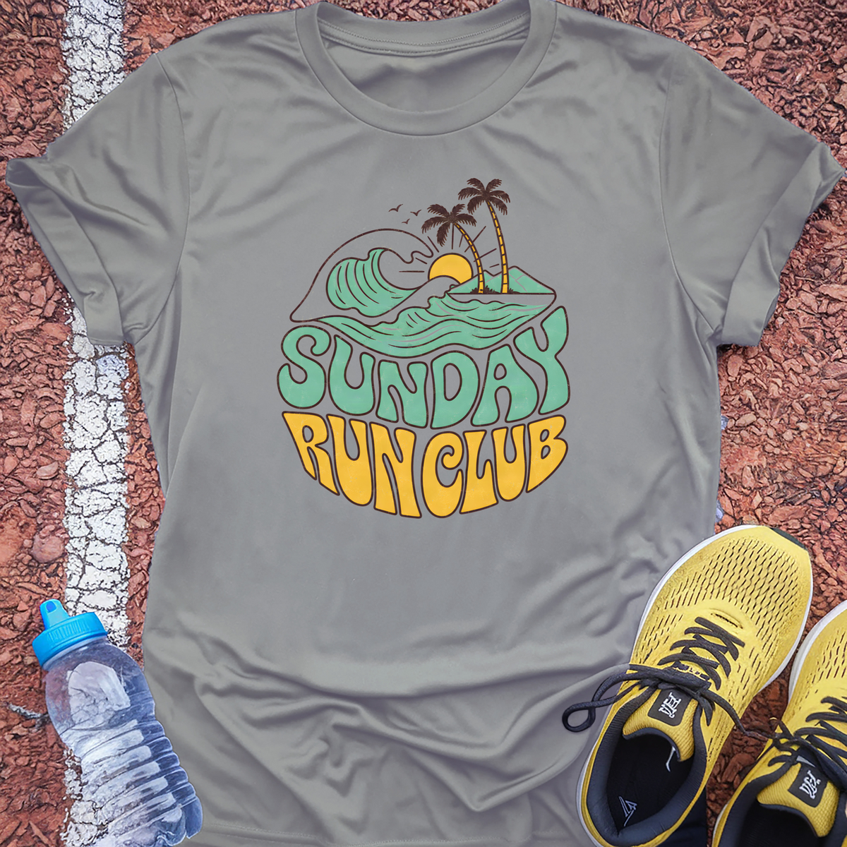 Sunday Run Club T-Shirt - Sport Grey