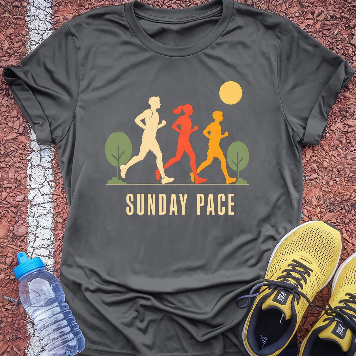 Sunday Pace t-shirt — Charcoal