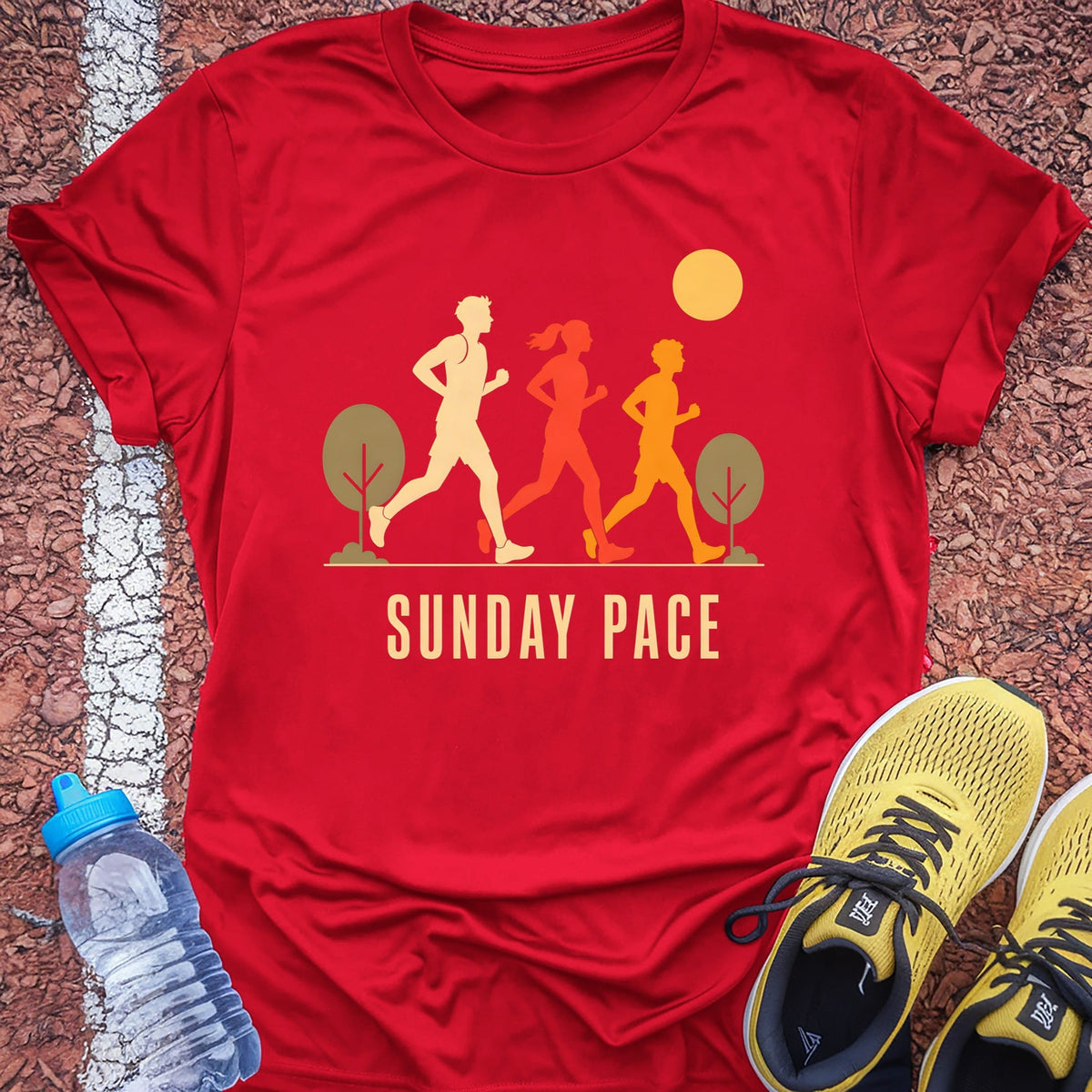Sunday Pace t-shirt — Red