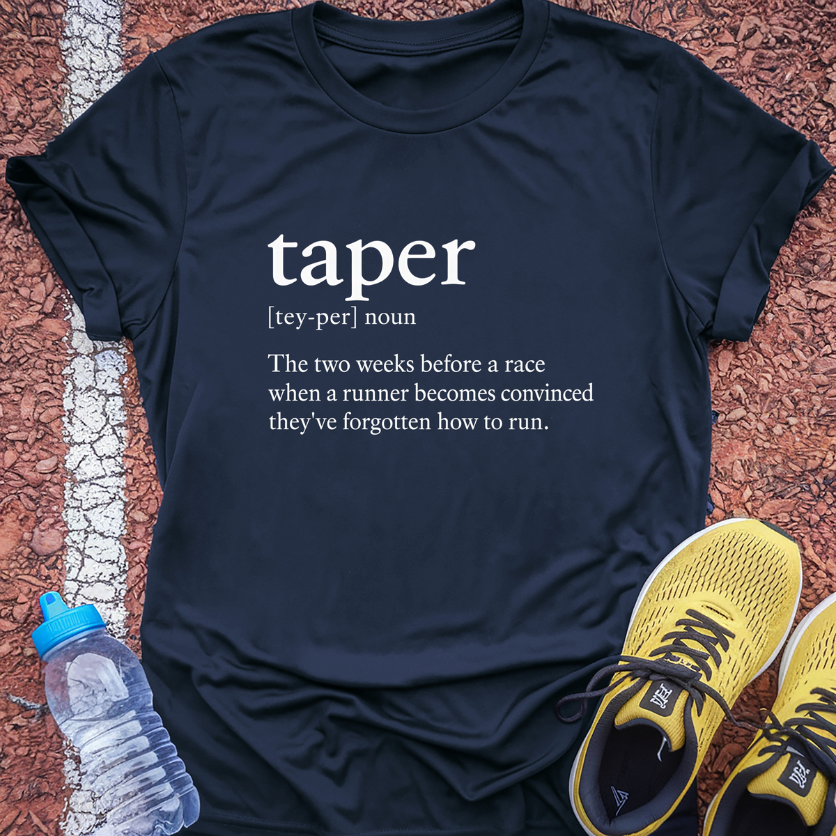 Taper Definition T-Shirt - Navy
