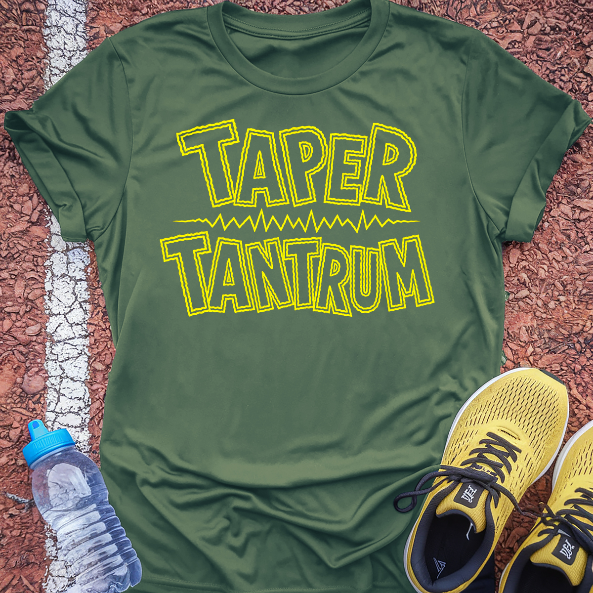 Taper Tantrum T-Shirt - Military Green