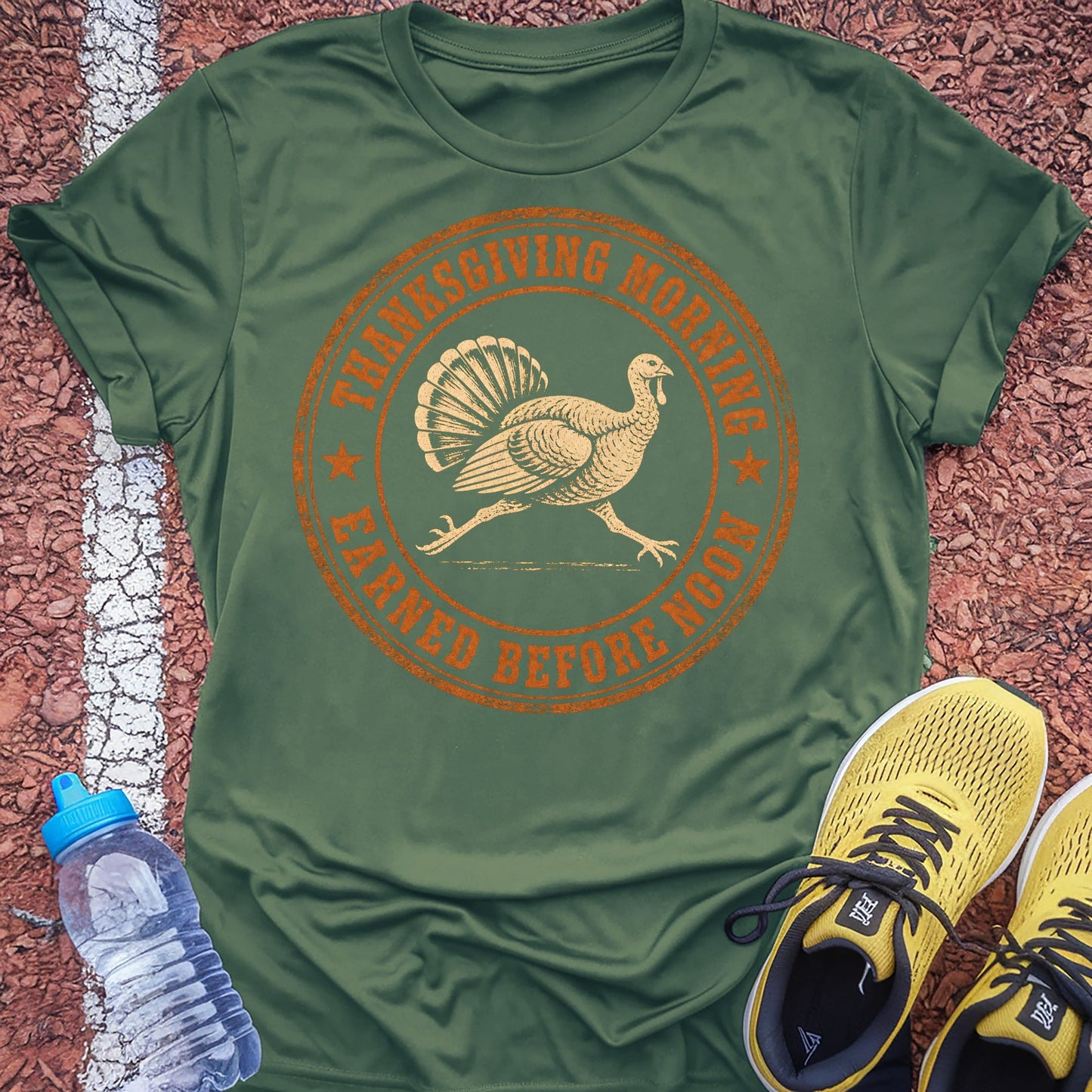 Thanksgiving Morning t-shirt — Military Green