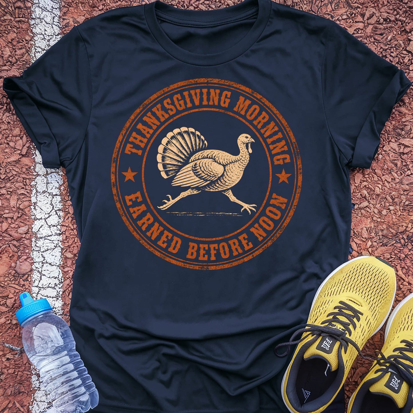 Thanksgiving Morning t-shirt — Navy