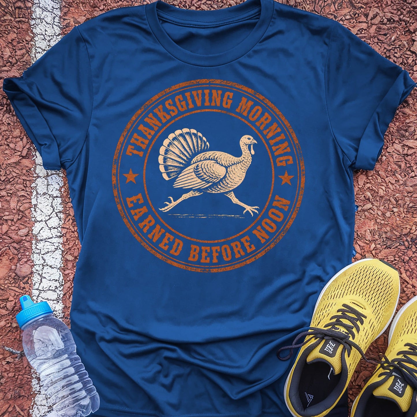 Thanksgiving Morning t-shirt — Royal