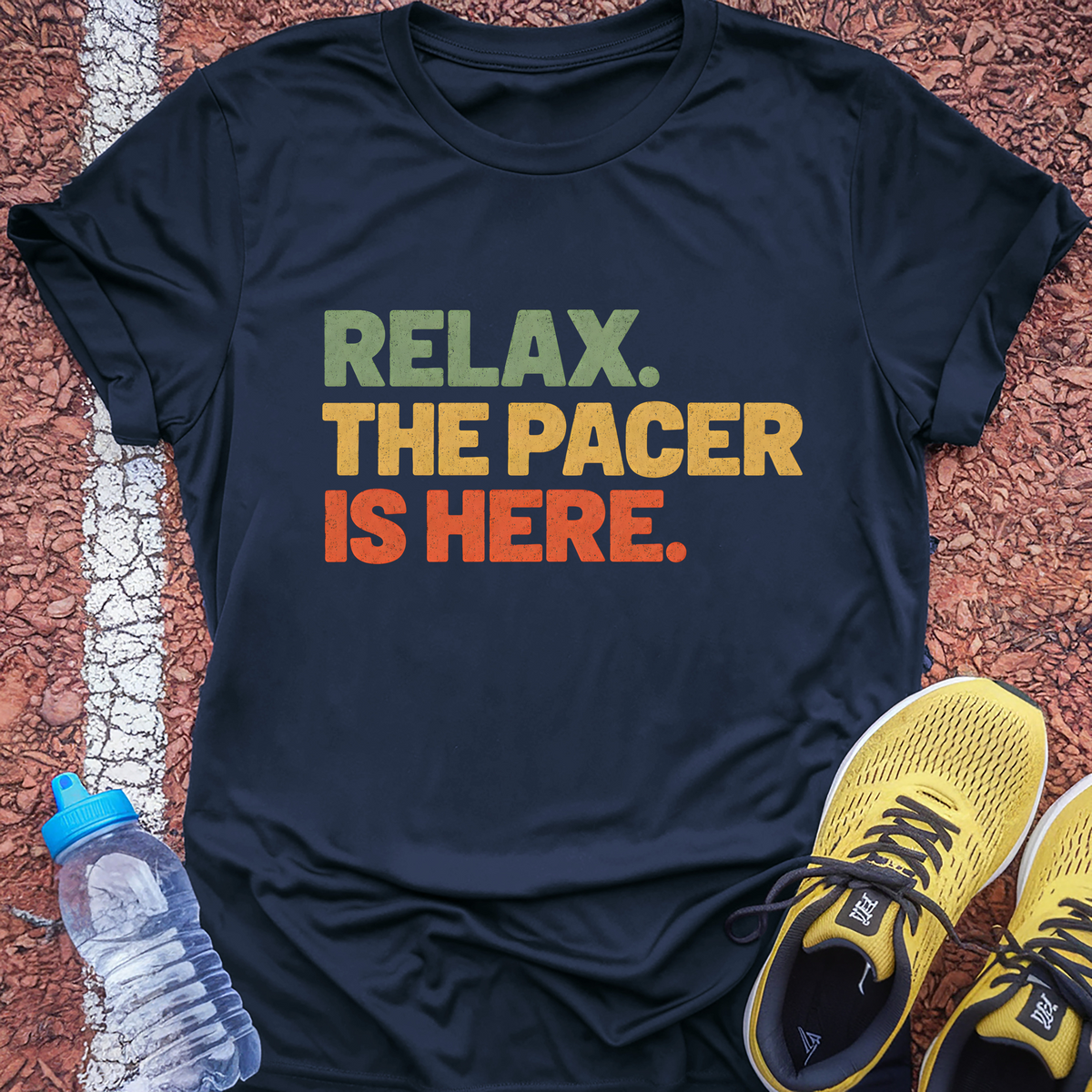 The Pacer Is Here T-Shirt - Navy