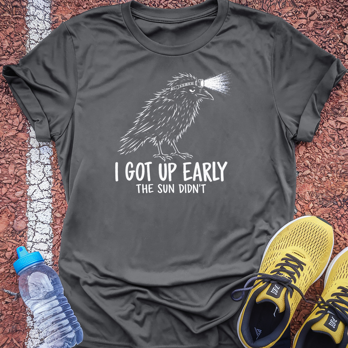 The Sun Didn't T-Shirt - Charcoal
