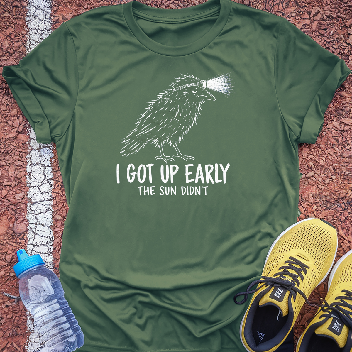 The Sun Didn't T-Shirt - Military Green