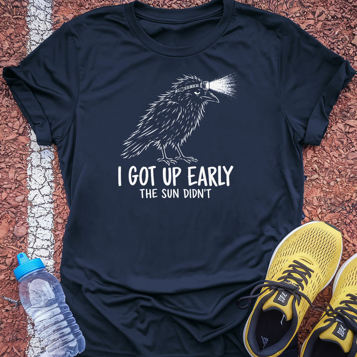 The Sun Didn't T-Shirt - Navy