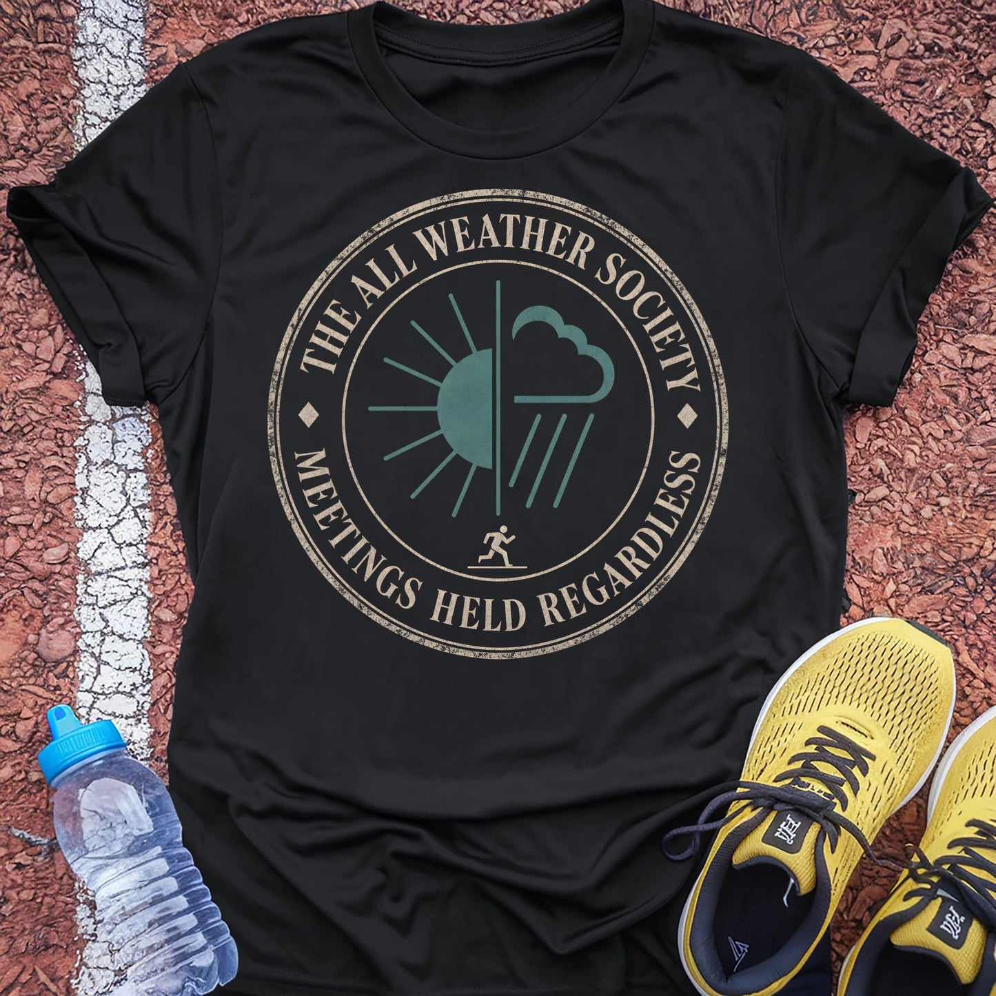 The All Weather Society t-shirt — Black