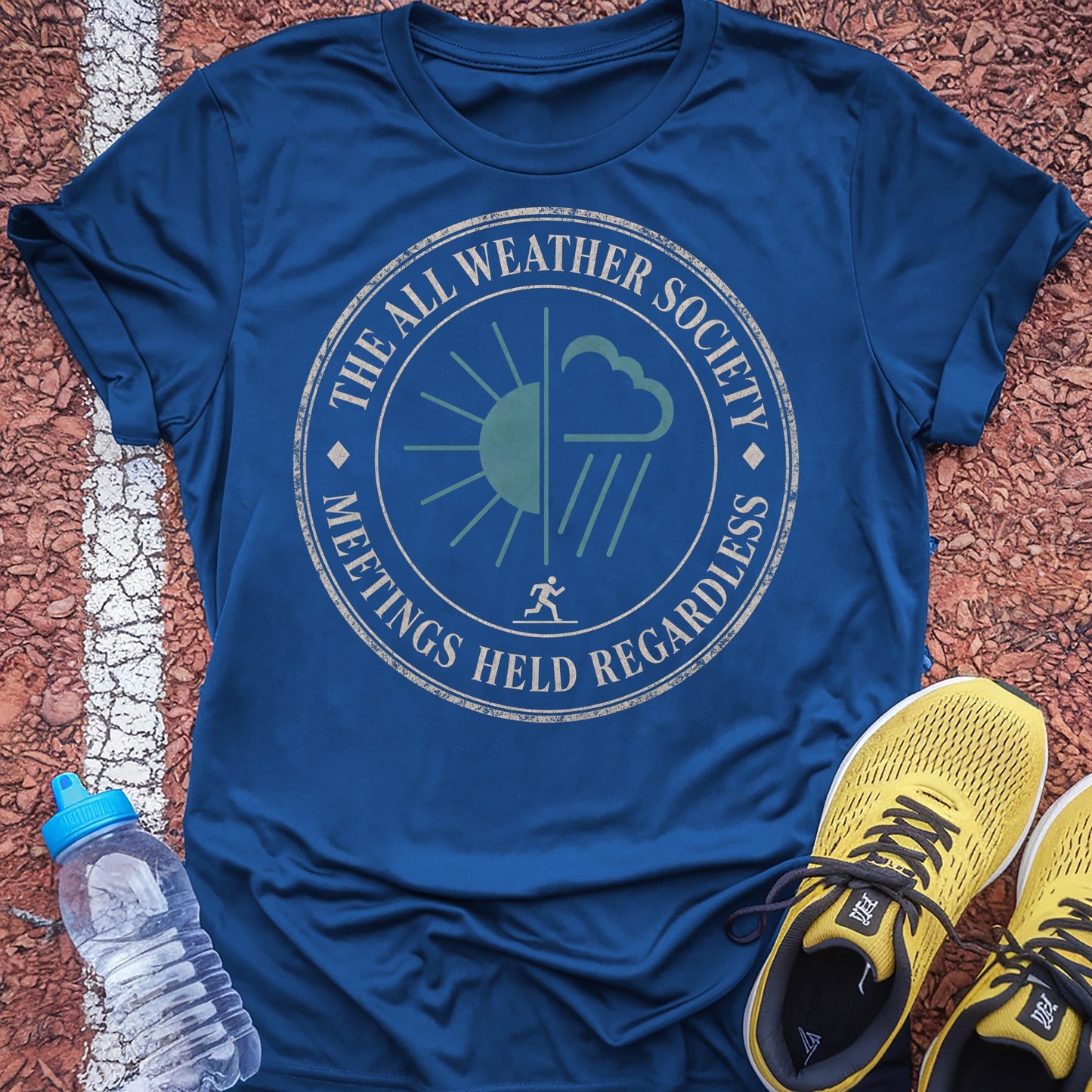 The All Weather Society t-shirt — Royal