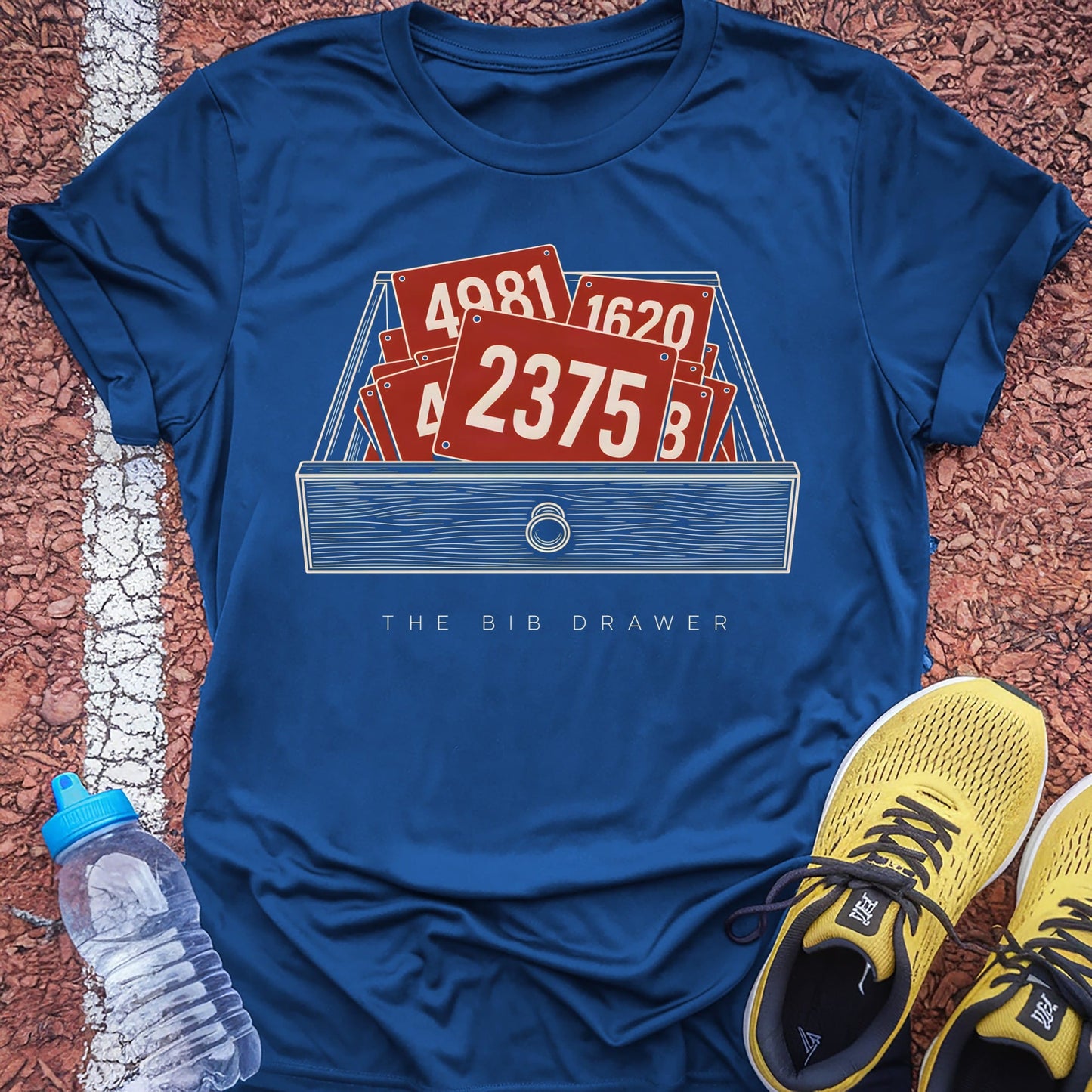 The Bib Drawer t-shirt — Royal