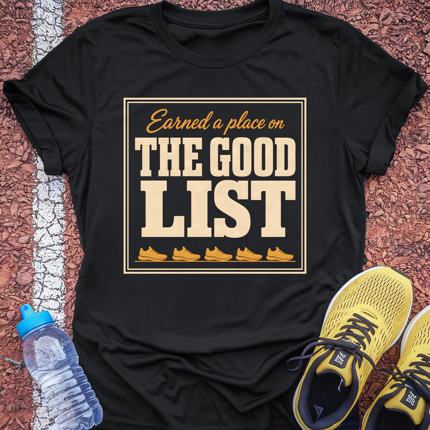 The Good List t-shirt — Black
