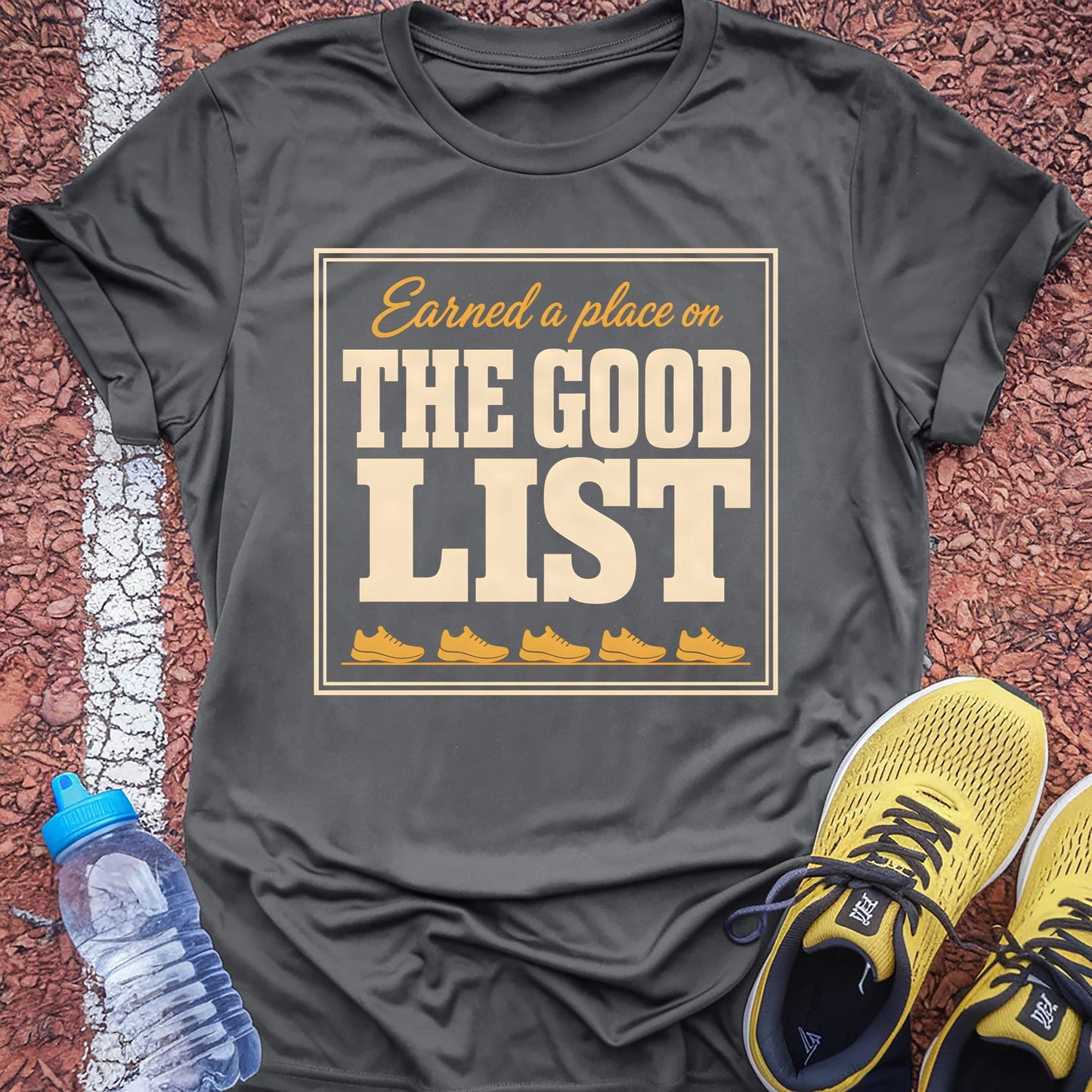 The Good List t-shirt — Charcoal