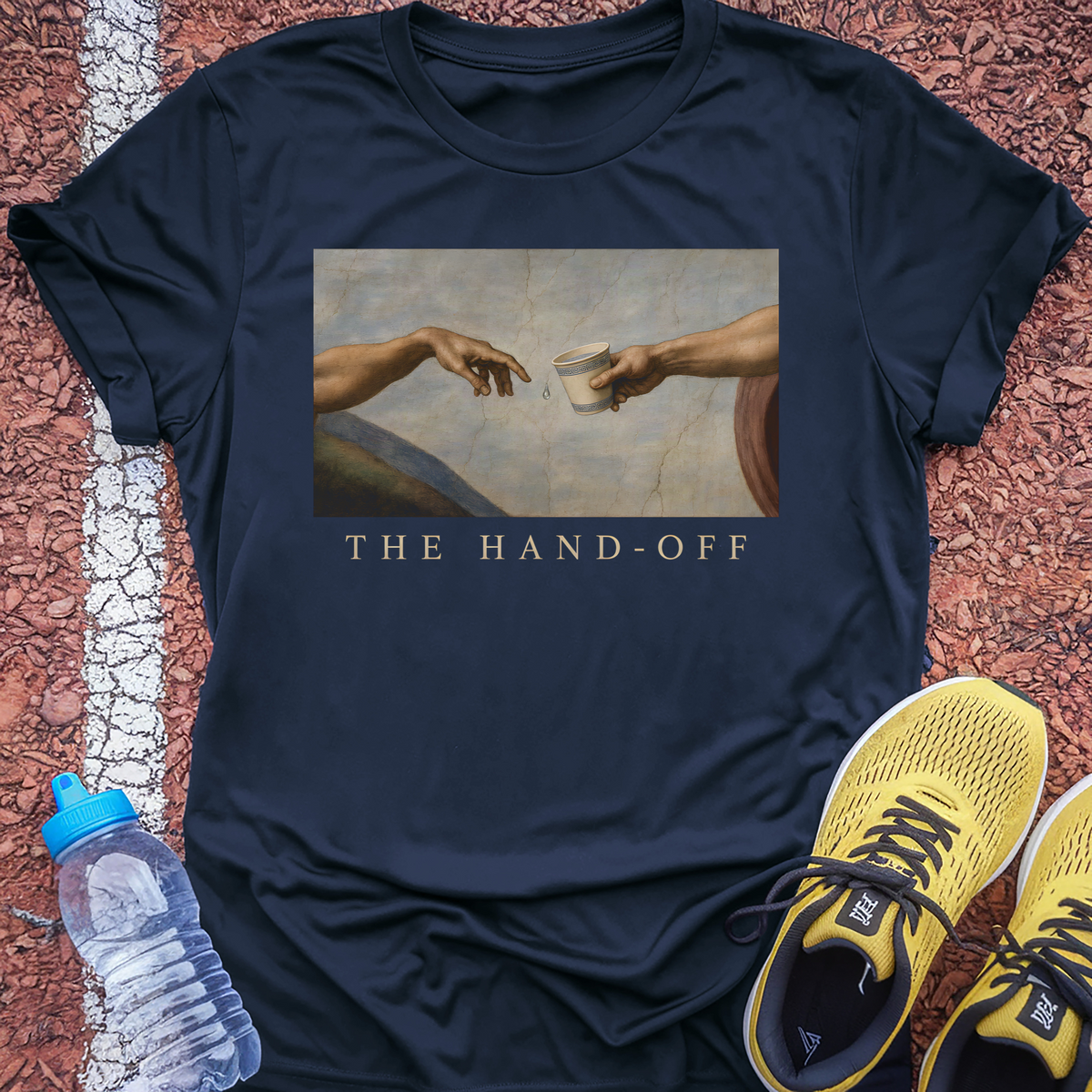 The Hand-Off T-Shirt - Navy