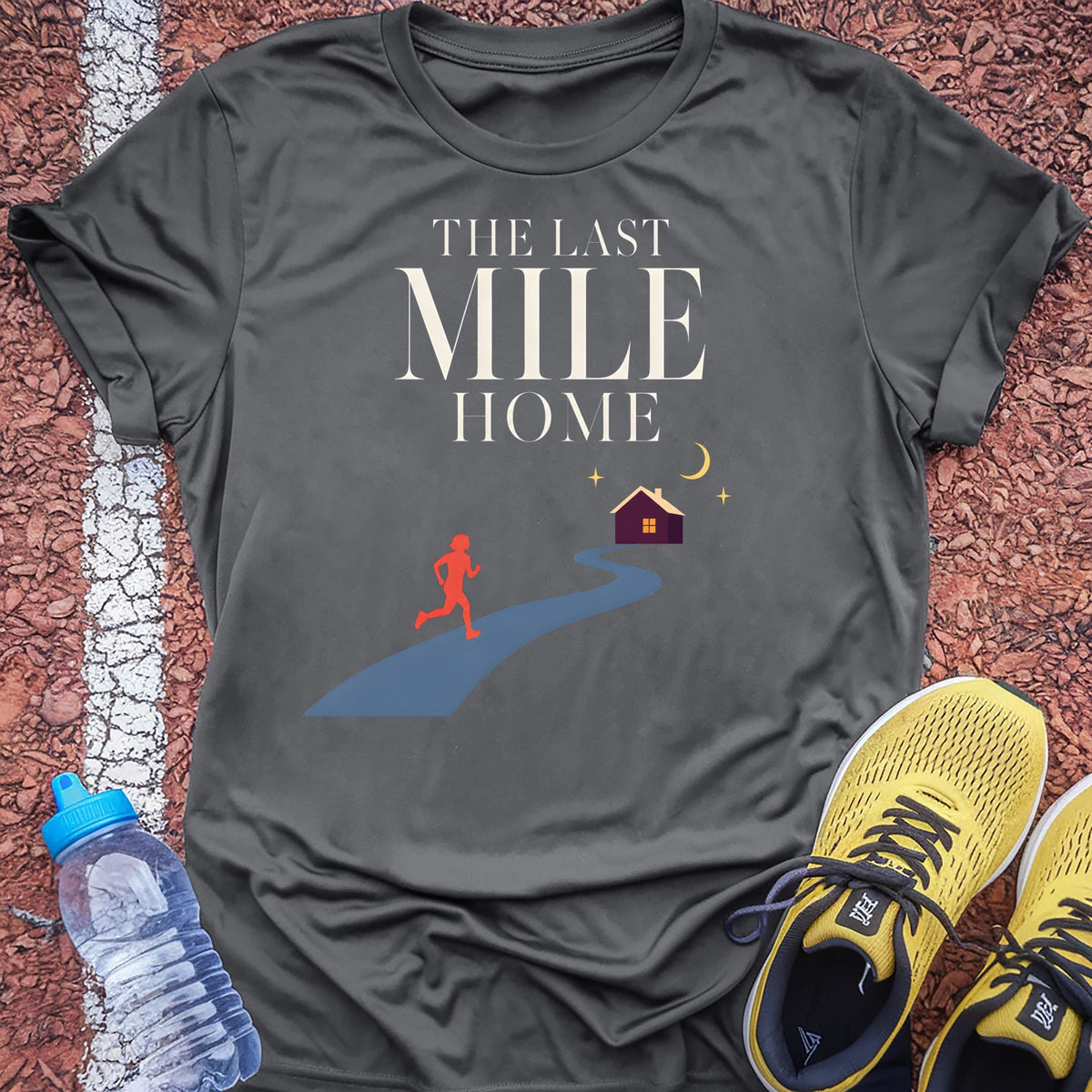 The Last Mile Home t-shirt — Charcoal