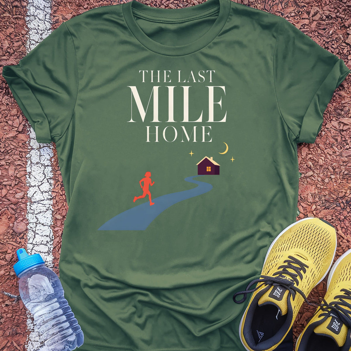 The Last Mile Home t-shirt — Military Green