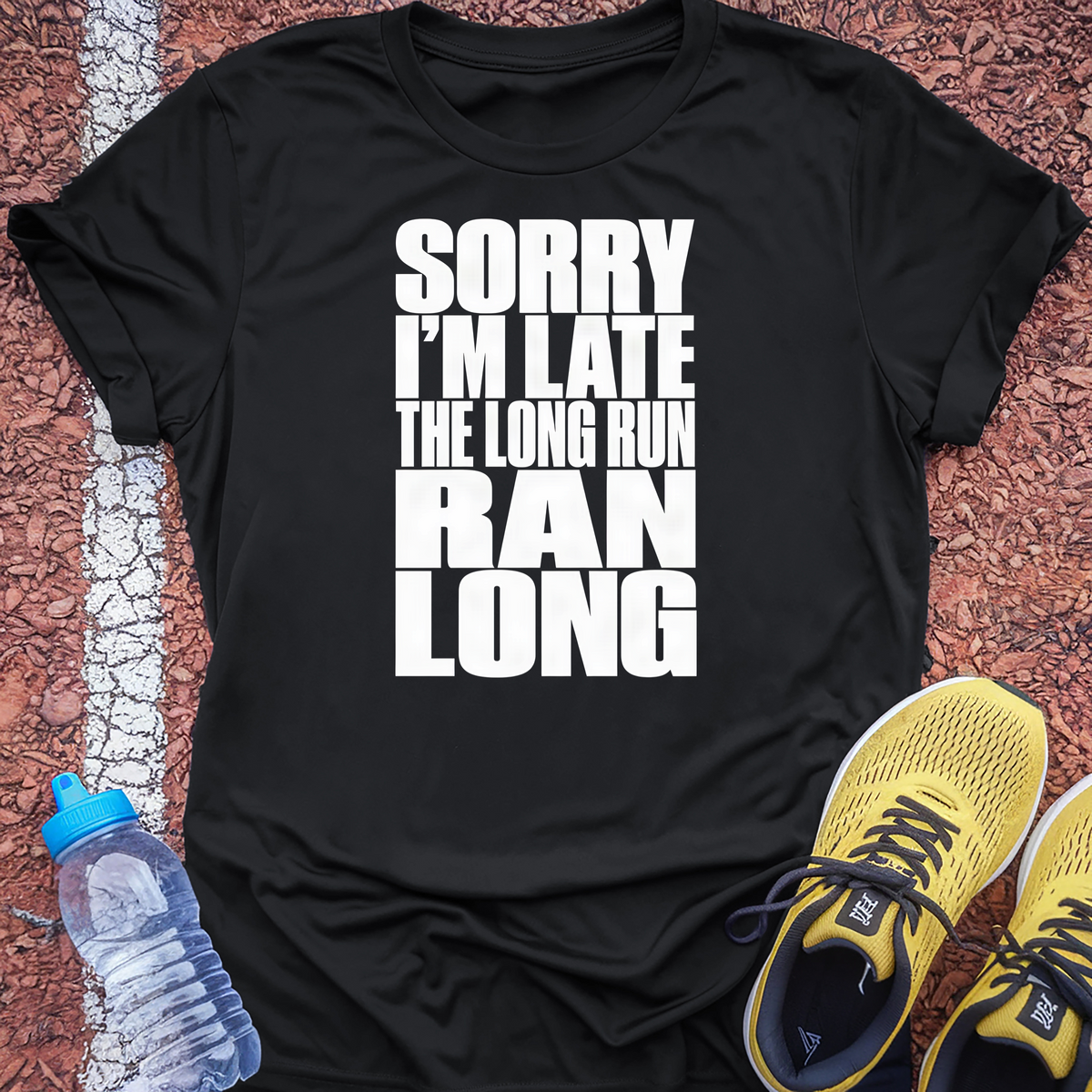 The Long Run Ran Long T-Shirt - Black