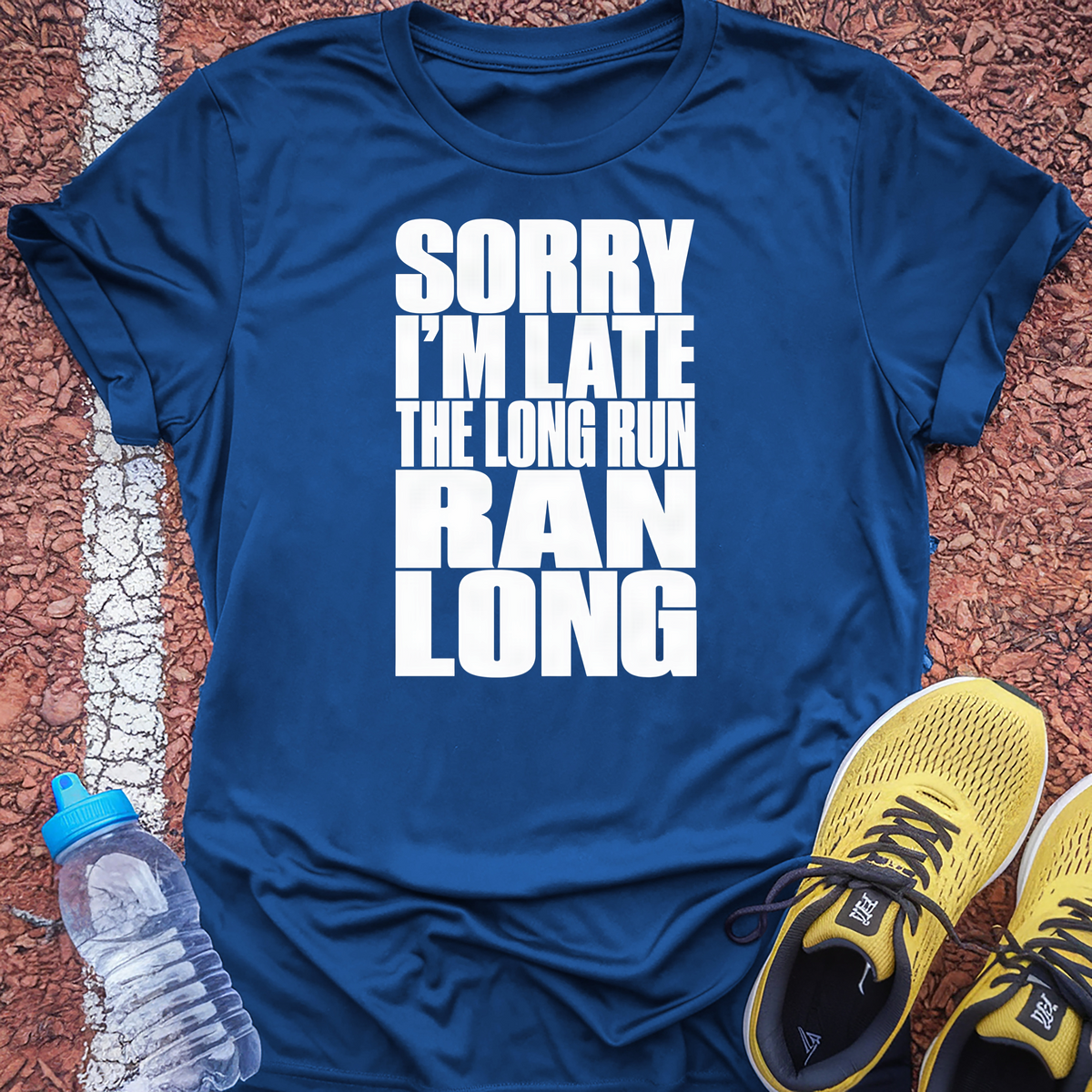 The Long Run Ran Long T-Shirt - Royal