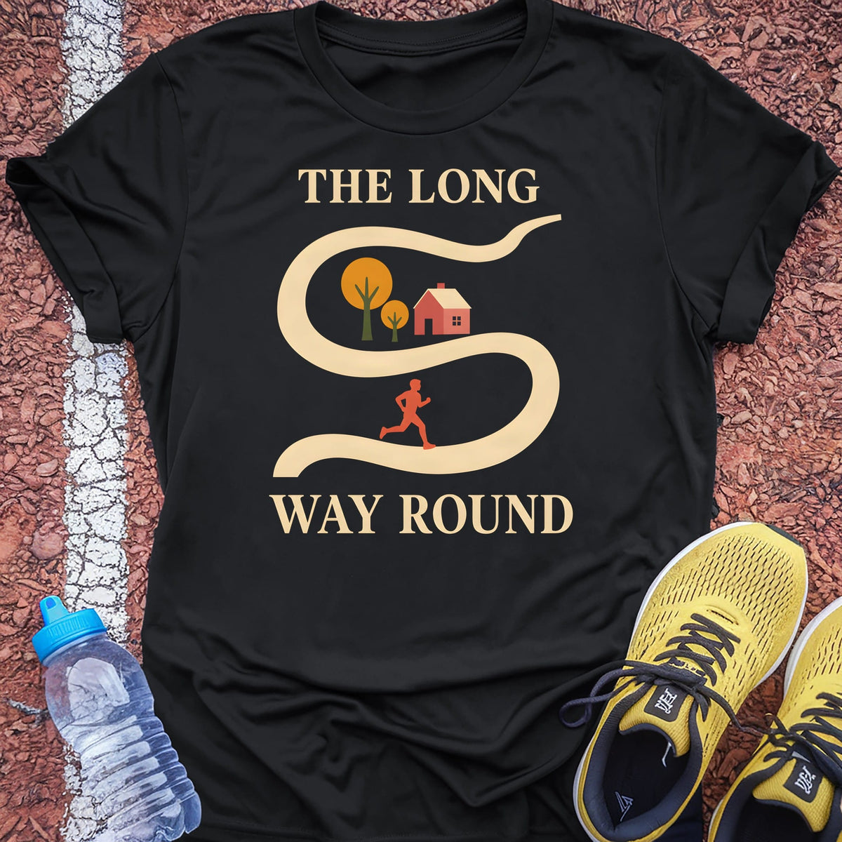 The Long Way Round t-shirt — Black