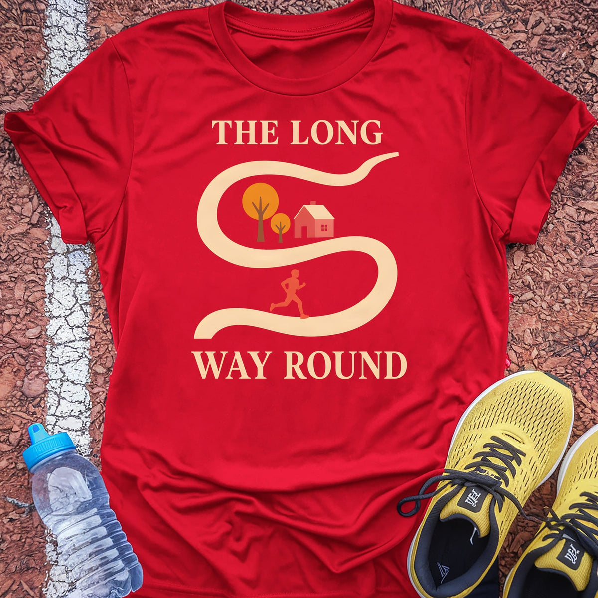 The Long Way Round t-shirt — Red