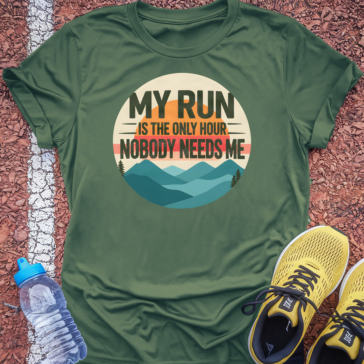The Only Hour Tech Tee - Forest Green