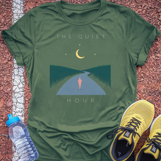 The Quiet Hour t-shirt — Military Green