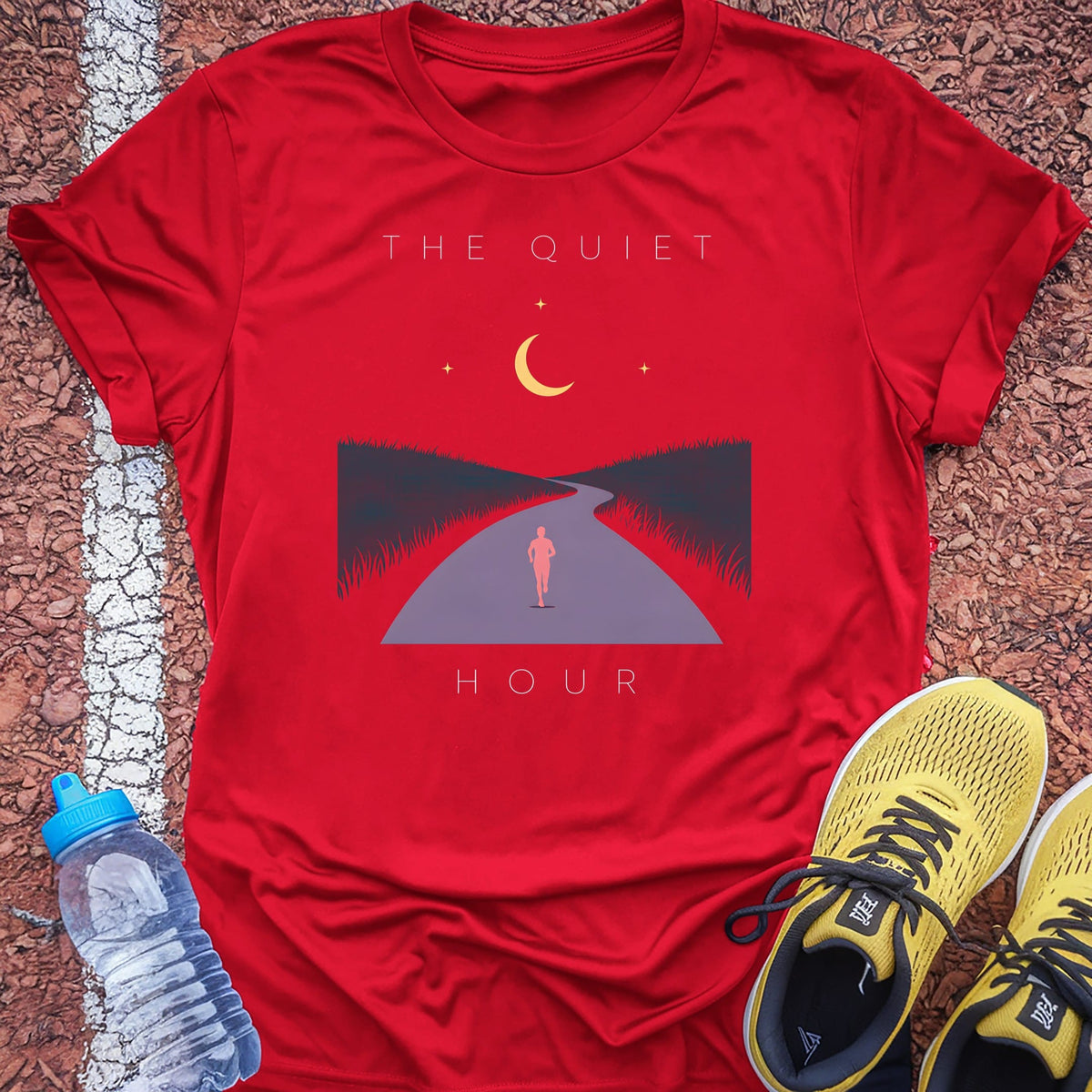 The Quiet Hour t-shirt — Red