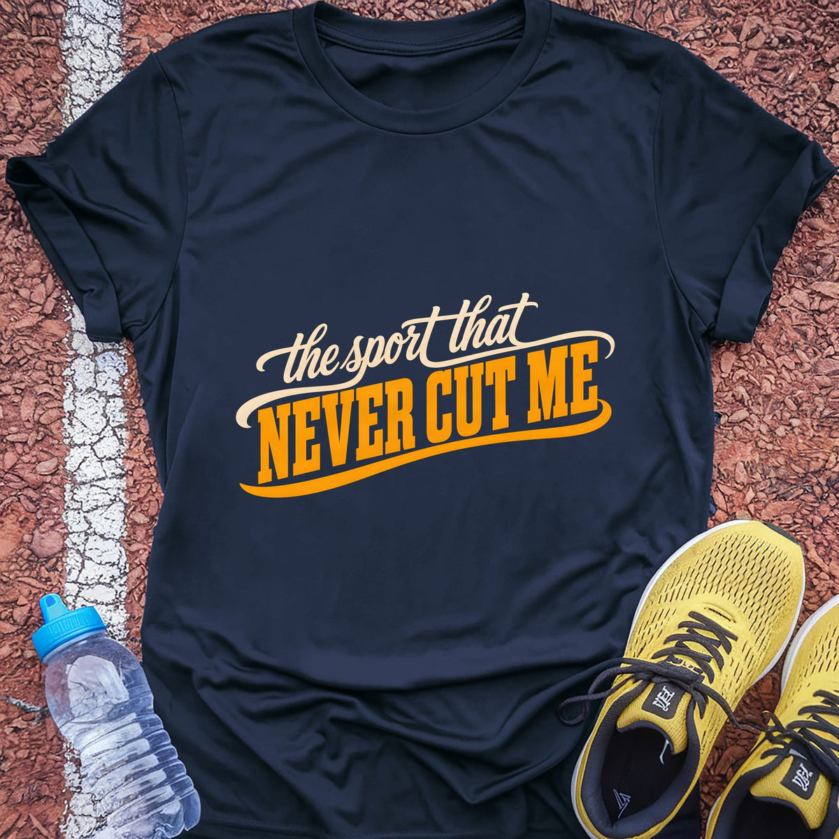 The Sport That Never Cut Me t-shirt — Navy