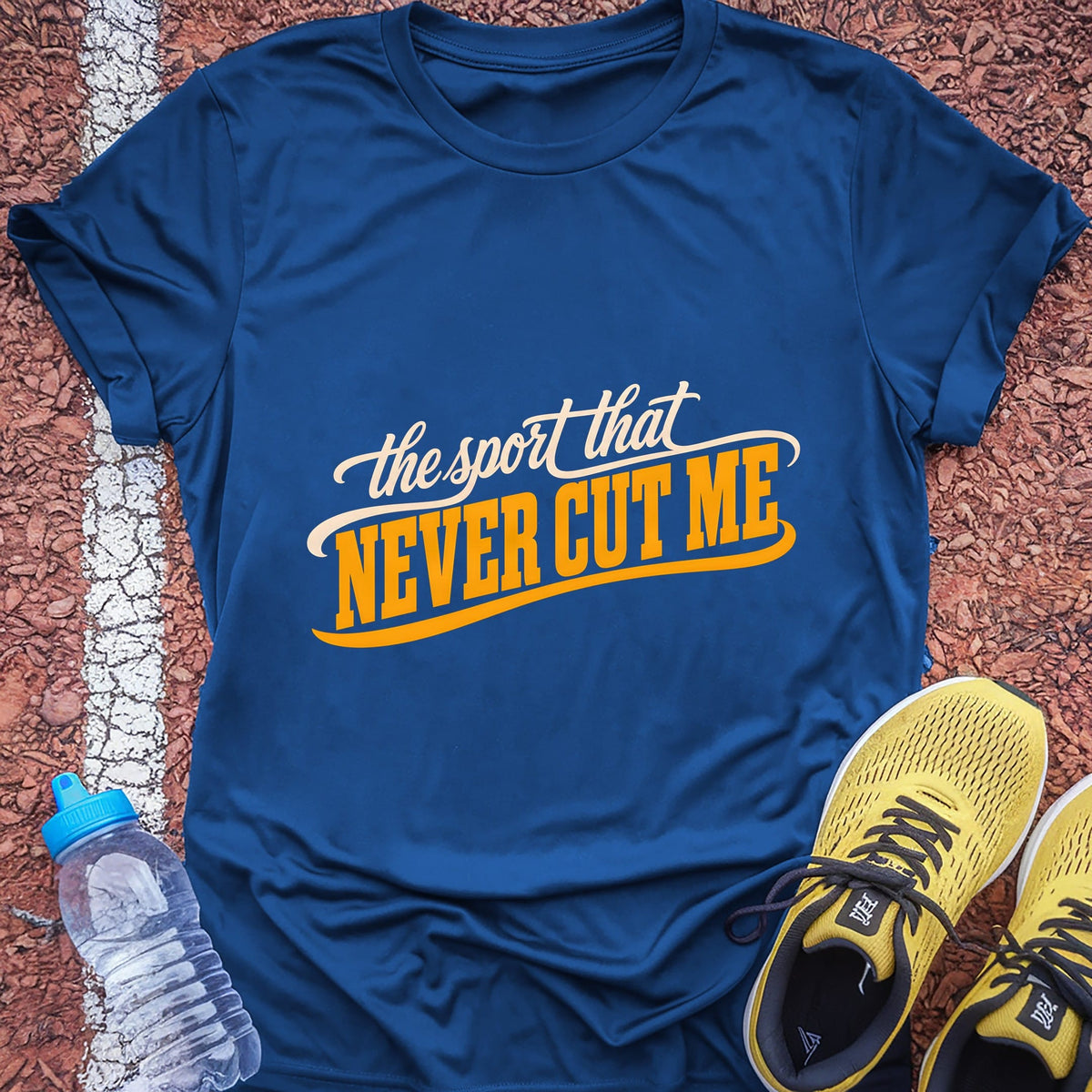 The Sport That Never Cut Me t-shirt — Royal
