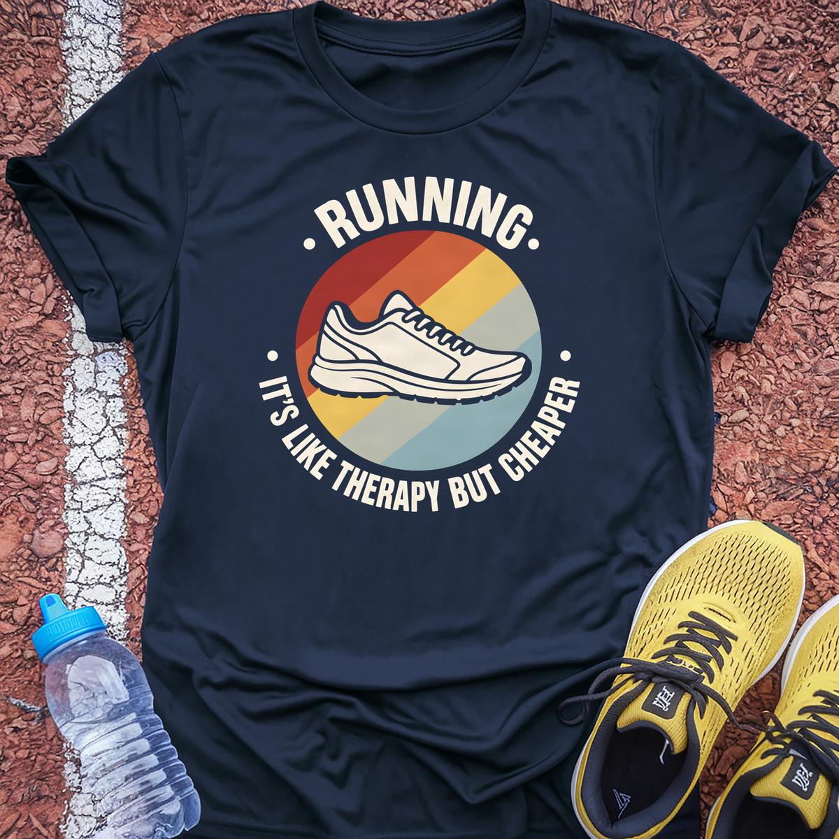 Therapy But Cheaper T-Shirt - Navy