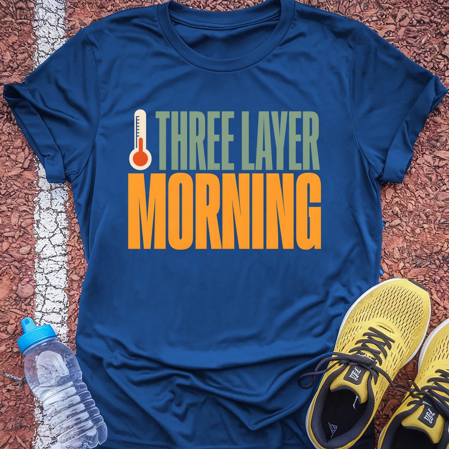 Three Layer Morning T-Shirt - Royal