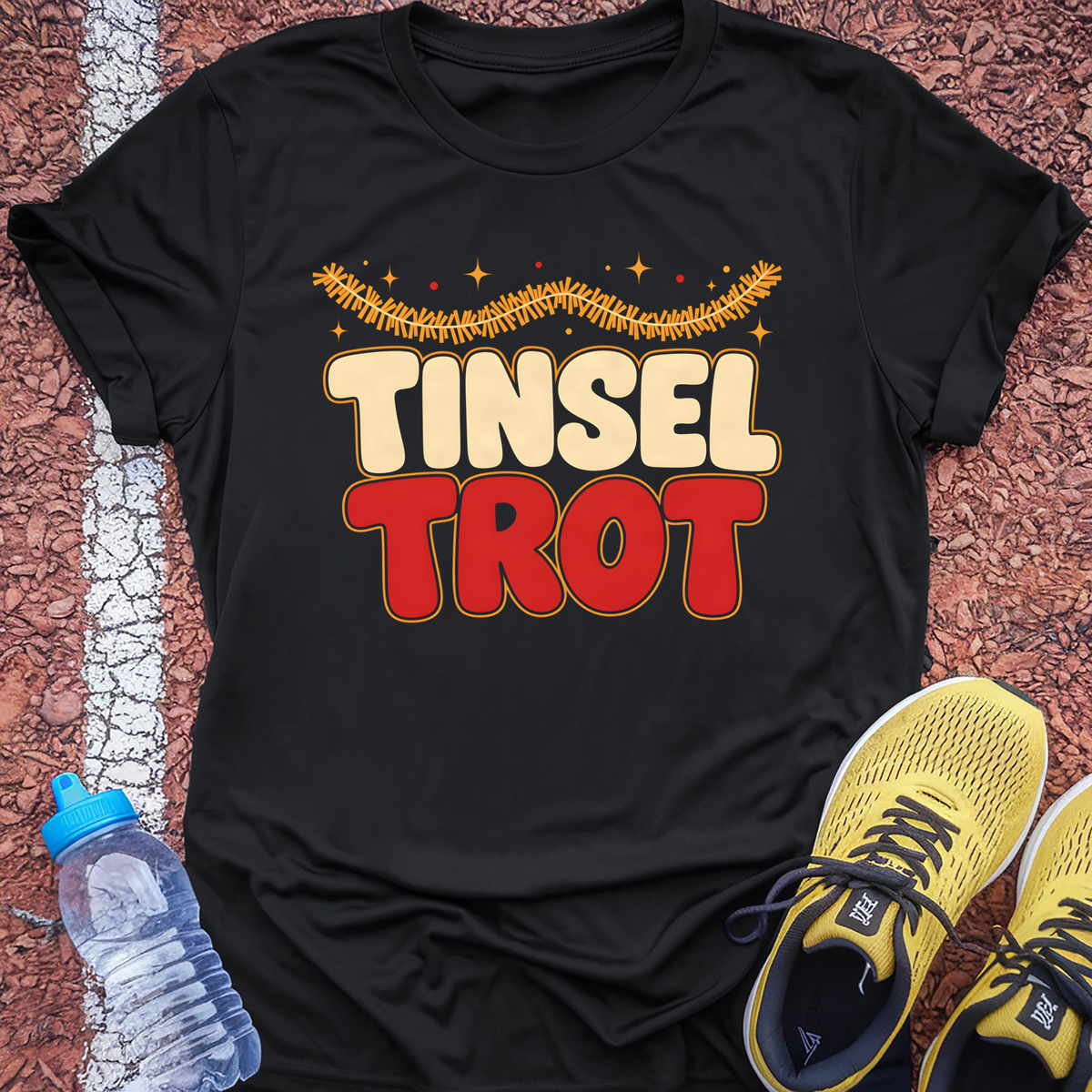 Tinsel Trot T-Shirt - Black