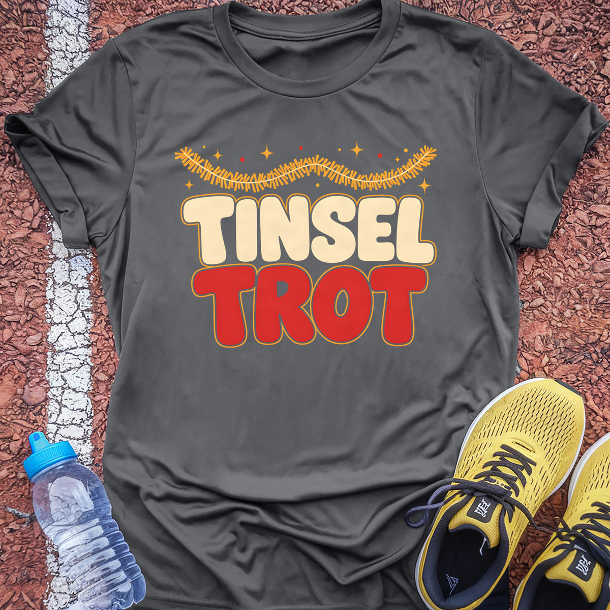 Tinsel Trot T-Shirt - Charcoal