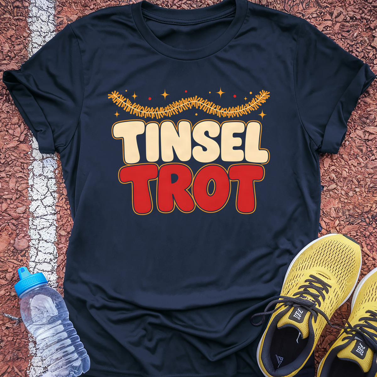 Tinsel Trot T-Shirt - Navy