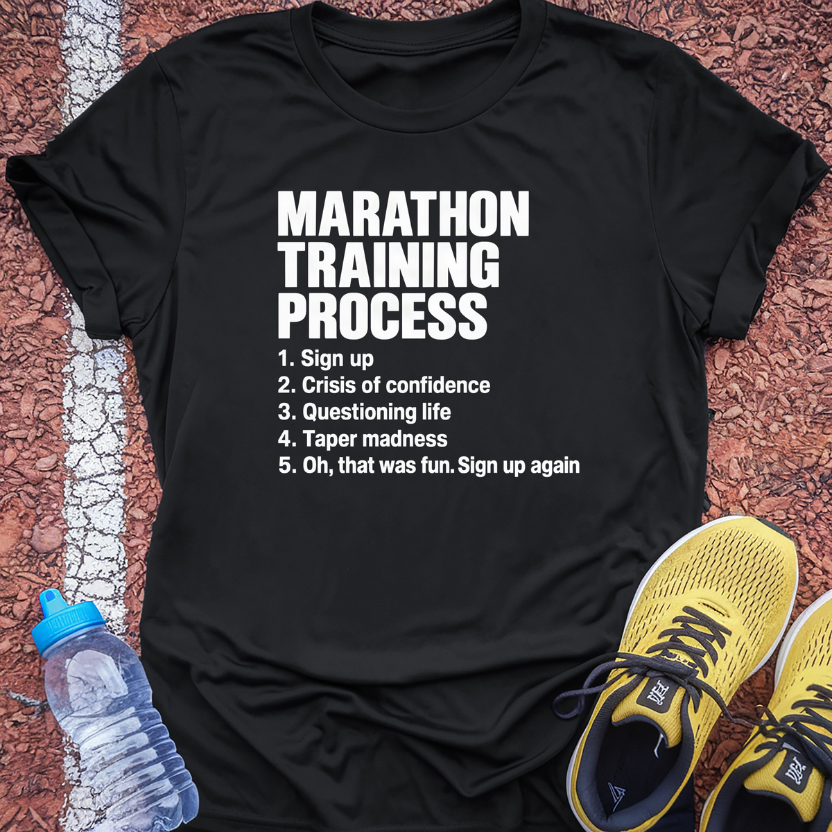 Training Process T-Shirt - Black