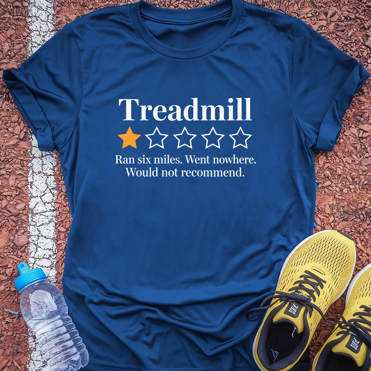 Treadmill Review T-Shirt - Royal
