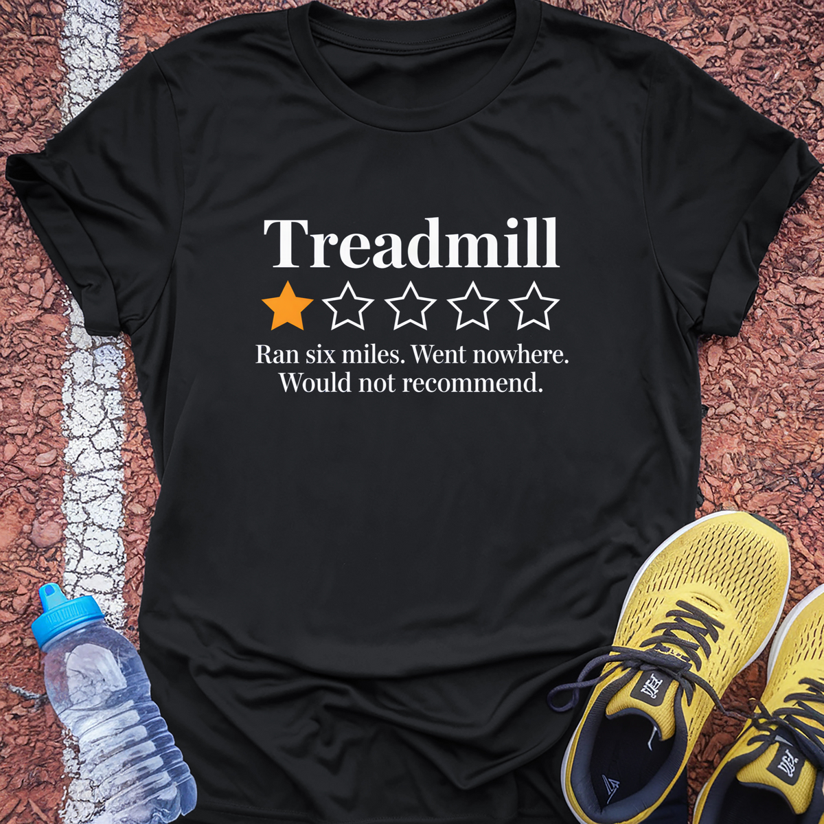 Treadmill Review Tech Tee - Black