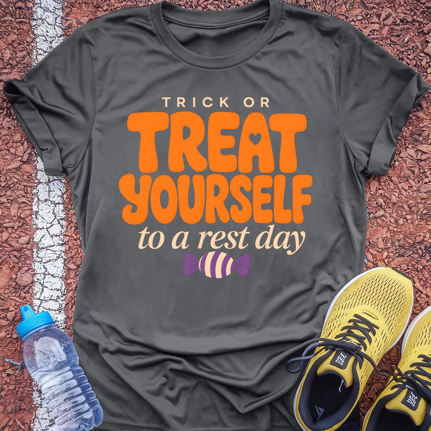 Treat Yourself T-Shirt - Charcoal