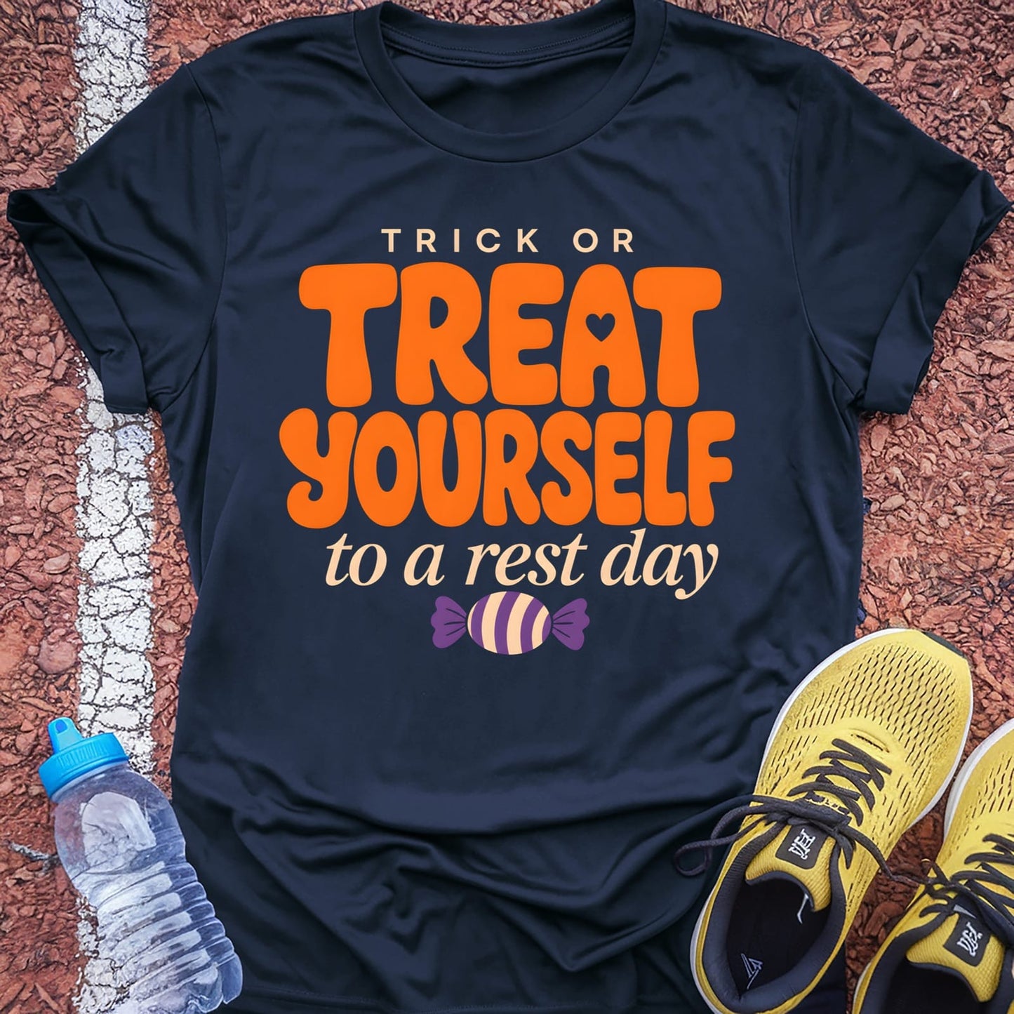 Treat Yourself T-Shirt - Navy