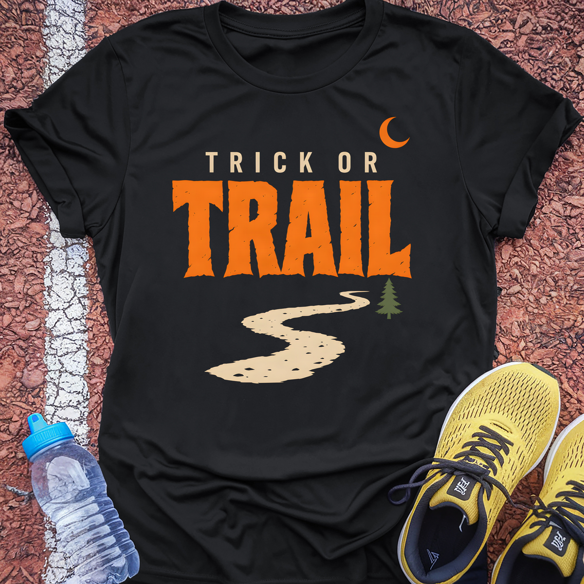 Trick or Trail T-Shirt - Black