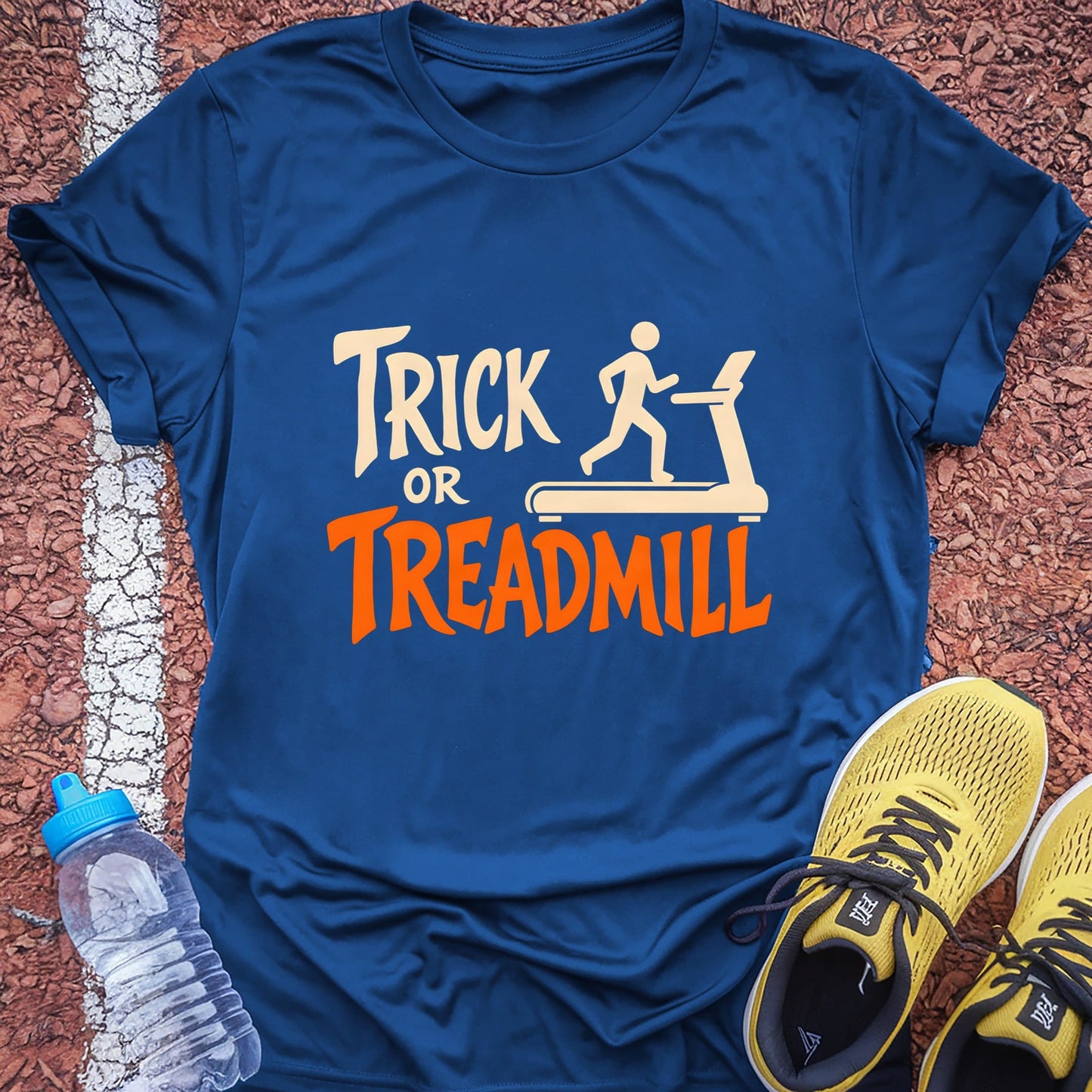 Trick or Treadmill t-shirt — Royal