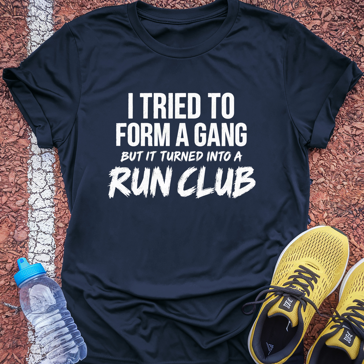 Tried to Form a Gang T-Shirt - Navy