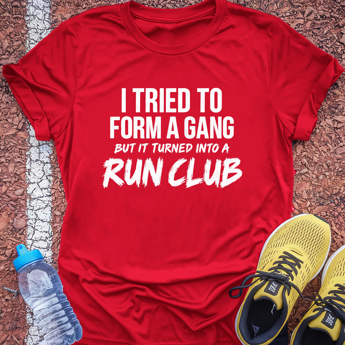 Tried to Form a Gang T-Shirt - Red