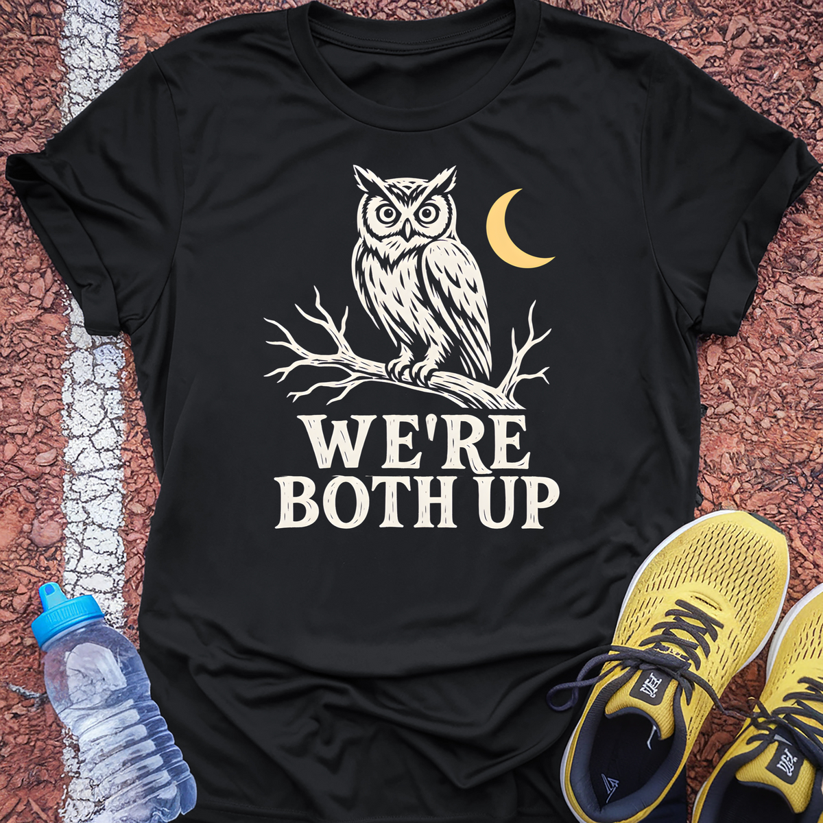 We're Both Up T-Shirt - Black