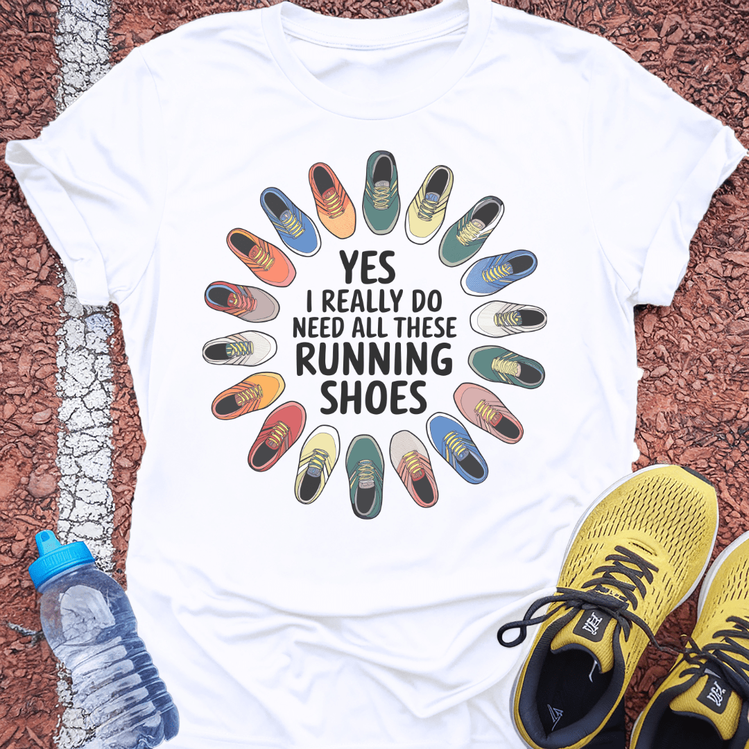 Running Shoes Tech Tee
