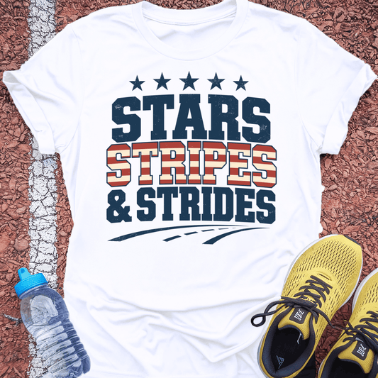 Stripes & Strides T-Shirt