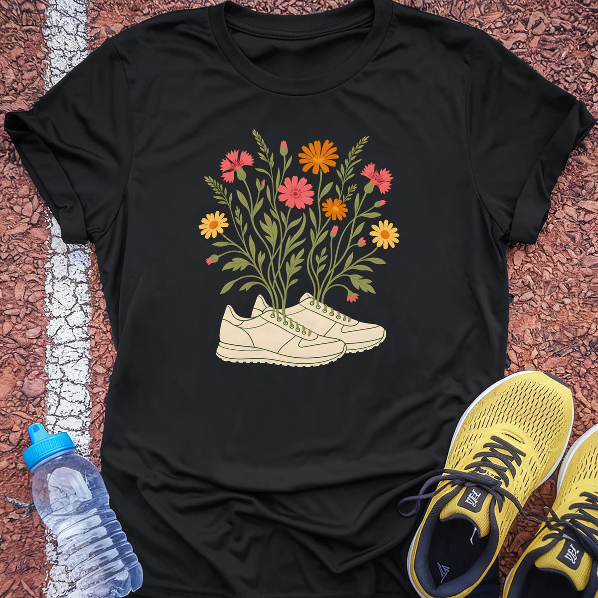 Wildflower Laces t-shirt — Black