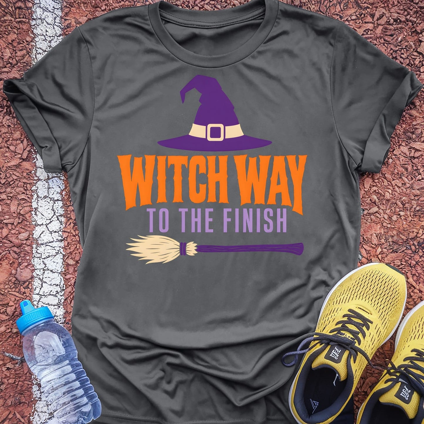 Witch Way T-Shirt - Charcoal