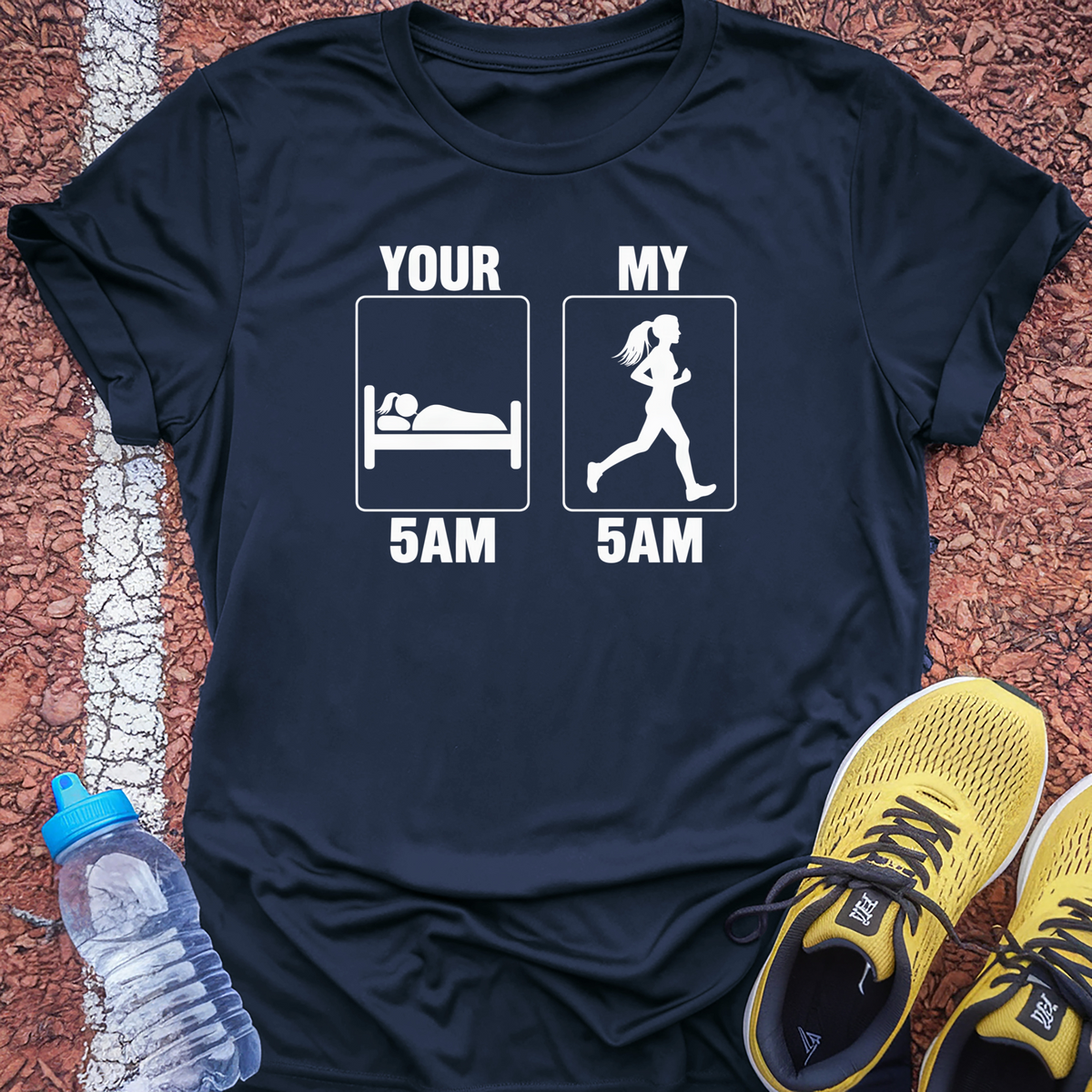 Your 5AM My 5AM T-Shirt - Navy